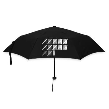 62 Anniversaire Liste-barres - 62 ans - Parapluie standard - noir - Devant