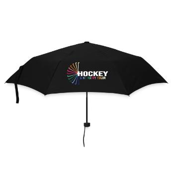 hockey field hockeysport fieldhockey - Umbrella (small) - black - Front