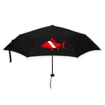 Carp by Scuba.Style - Umbrella (small) - black - Front