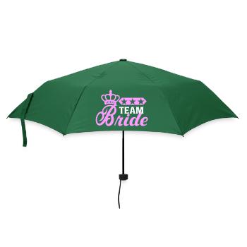 Bachelorette Team Bride Wedding bachelorette party - Umbrella (small) - bottlegreen - Front