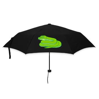 Conception de serpent dangereux maléfique - Parapluie standard - noir - Devant