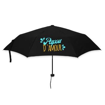Homme Cadeau Papa Papou D'amour cadeau Papy - Parapluie standard - noir - Devant