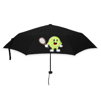 Raquette de tennis balle de tennis - Parapluie standard - noir - Devant