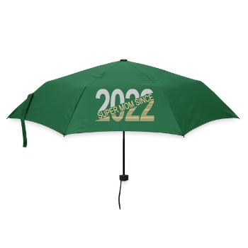 Super maman depuis 2022 - Parapluie standard - vert bouteille - Devant