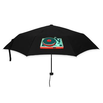 Turntable colorful - Umbrella (small) - black - Front