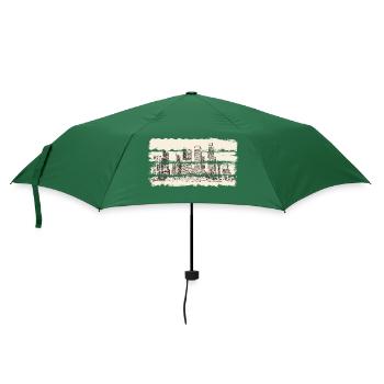 City usa illinois america travel united states - Umbrella (small) - bottlegreen - Front