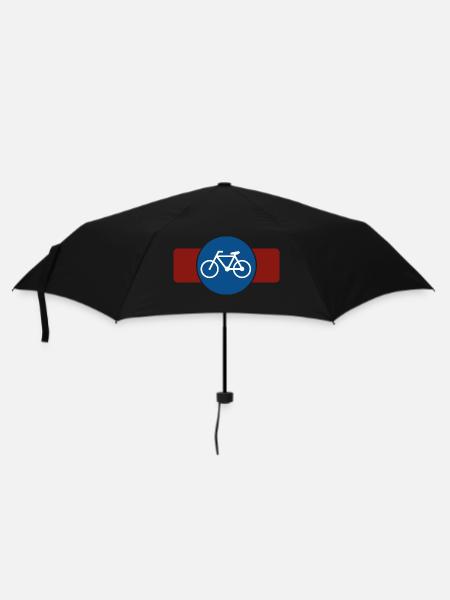 Fahrrad - Regenschirm (klein) - Schwarz