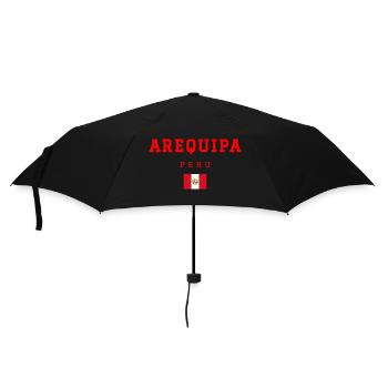 Arequipa Peru - Regenschirm (klein) - Schwarz - Vorne