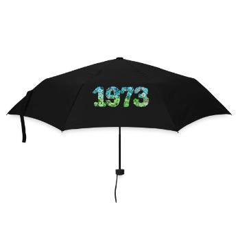 50e anniversaire vintage rétro Né en 1973 Anniversaire - Parapluie standard - noir - Devant