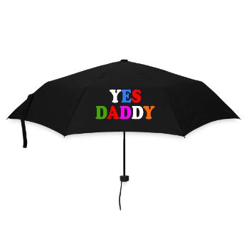 Yes daddy - Umbrella (small) - black - Front