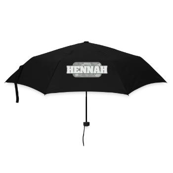 Gesundheit Hennah - Regenschirm (klein) - Schwarz - Vorne
