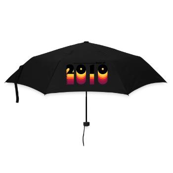 Best of 2010 - 15th Birthday Vintage 2010 Men - Umbrella (small) - black - Front