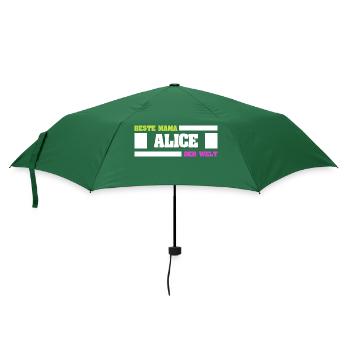 Gift for Alice - Umbrella (small) - bottlegreen - Front