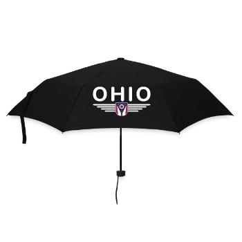 Ohio Fan T-Shirt – Must-Have für Fans - Regenschirm (klein) - Schwarz - Vorne