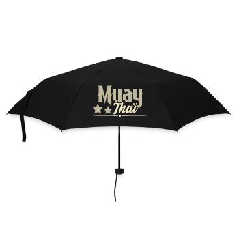 Muay Thai - Umbrella (small) - black - Front
