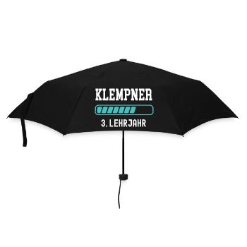 Plumber apprenticeship 3rd year of apprenticeship 3rd year of apprenticeship - Umbrella (small) - black - Front