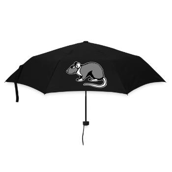 Cool Rat Sunglasses Side Funny Rodent - Umbrella (small) - black - Front