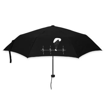 Parapente à battements de cœur - Parapluie standard - noir - Devant