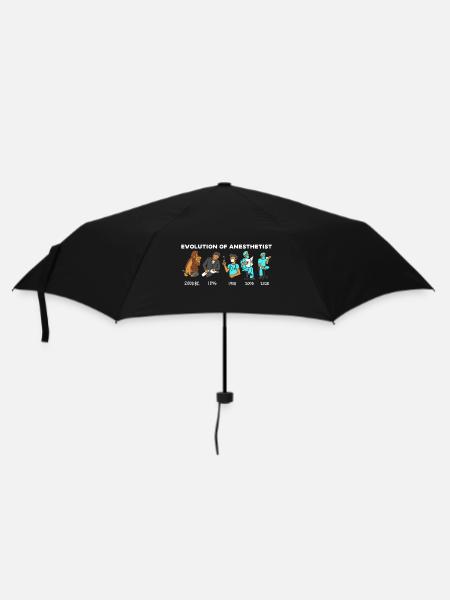 Evolution Of Anesthetist For Anesthesia Doctors - Umbrella (small) - black