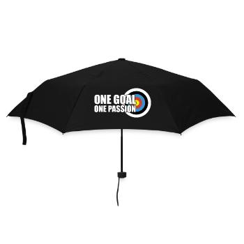 Archery arrow bow archer - Umbrella (small) - black - Front
