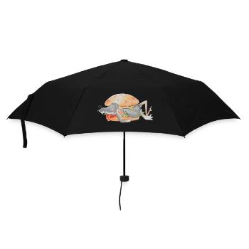 Ratfoodz 'I can haz Ratzburger (Backprint) @ Ratz - Umbrella (small) - black - Front