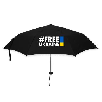 Free ukraine - Umbrella (small) - black - Front