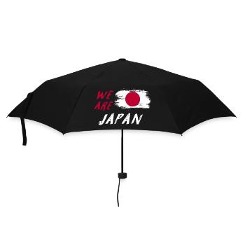 we are Japan flags design - Umbrella (small) - black - Front