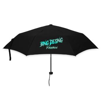 Bing Fashion Green - Regenschirm (klein) - Schwarz - Vorne