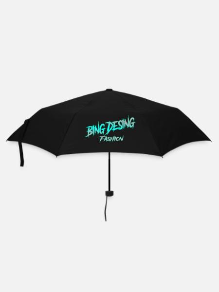 Bing Fashion Green - Regenschirm (klein) - Schwarz
