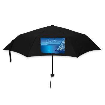 Minimal Positano Night - Umbrella (small) - black - Front