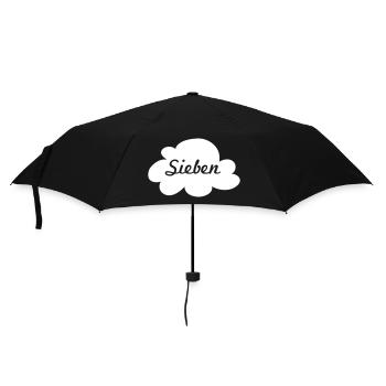 Cloud Nine Cloud Cool Quotes Minimalism Vibes - Umbrella (small) - black - Front
