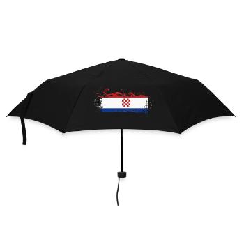 Croatie Croate Hrvatska Croatie Croates Croates Croates - Parapluie standard - noir - Devant