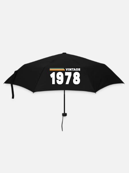 Millésime 1978 - Parapluie standard - noir