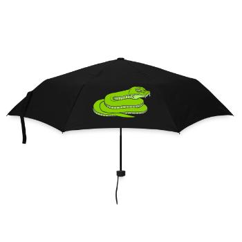 Concevoir un dangereux serpent maléfique - Parapluie standard - noir - Devant