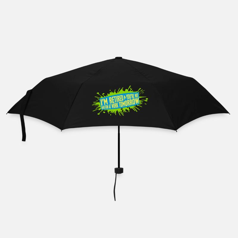 have fun at work - Regenschirm (klein) - Schwarz