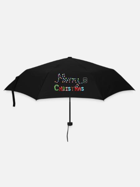 Christmas tree lights - Umbrella (small) - black