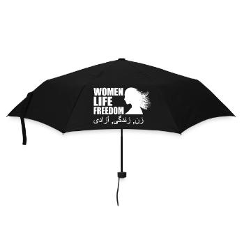 Women life freedom - Parapluie standard - noir - Devant