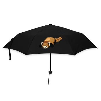 Red Panda - Umbrella (small) - black - Front