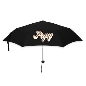 Vintage Opa - Regenschirm (klein) - Schwarz - Vorne
