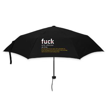 Unlucky Day Funny Quote - Umbrella (small) - black - Front