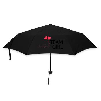 Pregnancy Baby Shower Babyshower Boy Girl - Umbrella (small) - black - Front
