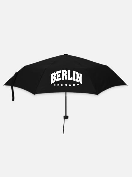 Berlin - Regenschirm (klein) - Schwarz