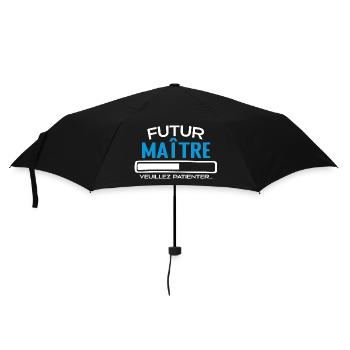 Futur Maître Idée Cadeau Futur Maître - Parapluie standard - noir - Devant