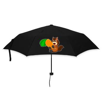 Carotte de cheval - Parapluie standard - noir - Devant