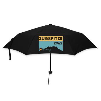 Zugspitze Höhe Hiking Hike Train Germany - Umbrella (small) - black - Front