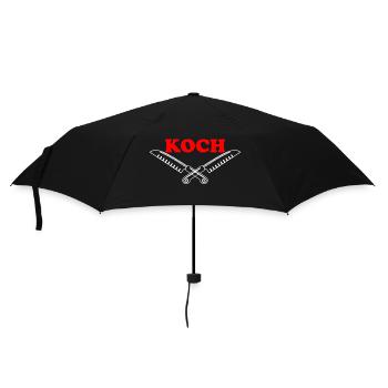 Koch - Regenschirm (klein) - Schwarz - Vorne