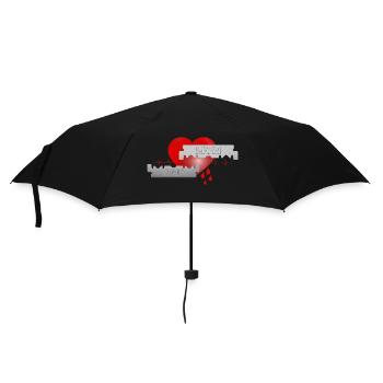 MOM AND DAD I GIVE YOU MY HEART AND MY LIFE - Parapluie standard - noir - Devant