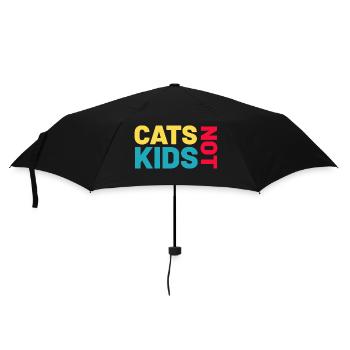Les chats, pas les enfants, le chat qui dit - Parapluie standard - noir - Devant