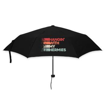 Hangin' With My Hermies : Plaisir du bernard-l’ermite ! - Parapluie standard - noir - Devant