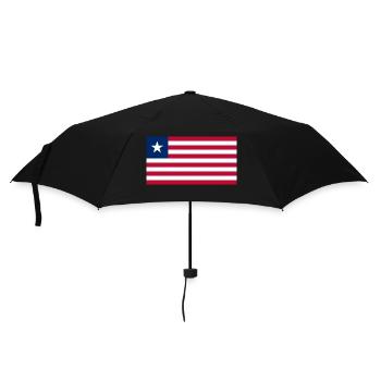 Liberia - Regenschirm (klein) - Schwarz - Vorne